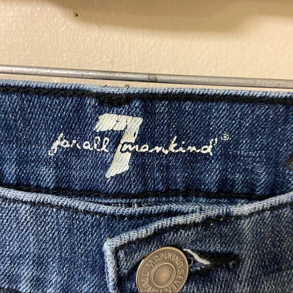 7 For All Mankind Size 26 Jeans Blue Midrise Bootcut Y2K - Picture 4 of 8